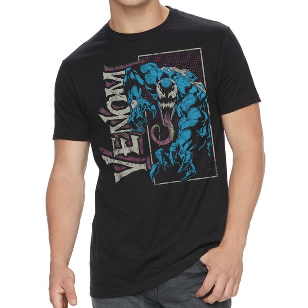 New! Venom T-Shirt Marvel Comics Super Villain